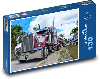 Kenworth tractor - Puzzle 130 pieces, size 28.7x20 cm 