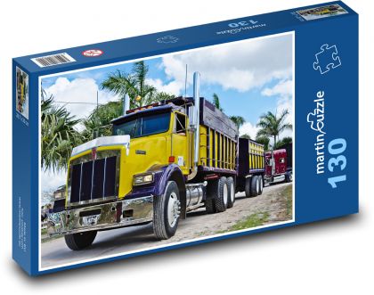 American truck - Puzzle 130 pieces, size 28.7x20 cm 