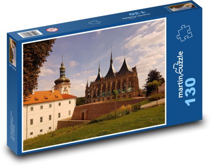 Česká Republika - Kutná Hora - Puzzle 130 dílků, rozměr 28,7x20 cm
