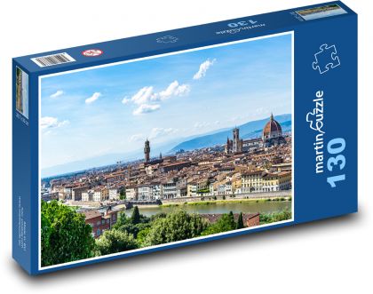 Itálie - Florencie - Puzzle 130 dílků, rozměr 28,7x20 cm