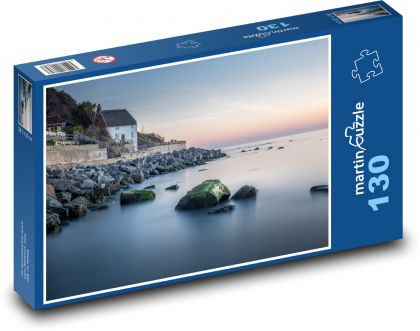 Runswick Bay Coast - England - Puzzle 130 pieces, size 28.7x20 cm 