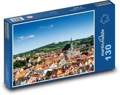 výhled na město - Puzzle 130 dílků, rozměr 28,7x20 cm