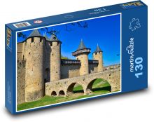 Befestigungen von Carcassonne, Frankreich Puzzle 130 Teile - 28,7x20 cm