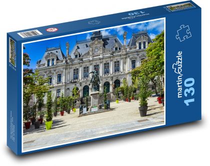 Ratusz - Puzzle 130 elementów, rozmiar 28,7x20 cm