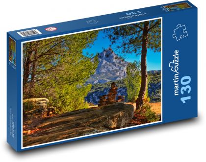 Górska przyroda - Puzzle 130 elementów, rozmiar 28,7x20 cm