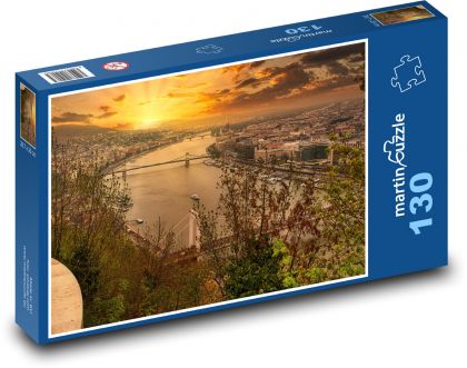 Budapest - Hungary - Puzzle 130 pieces, size 28.7x20 cm 
