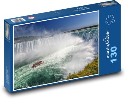 Niagarské vodopády - Puzzle 130 dielikov, rozmer 28,7x20 cm 