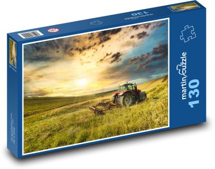 Traktor im Feld - Puzzle - 130 Teile