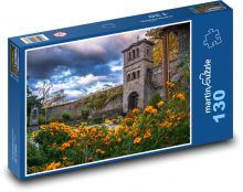 Historické opátstvo Puzzle 130 dielikov - 28,7 x 20 cm 
