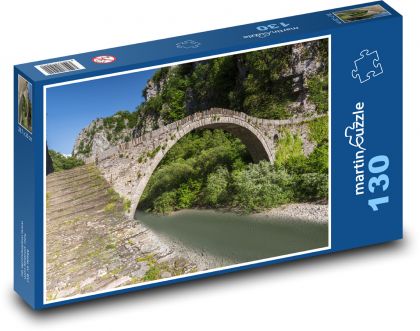 Starý kamenný most - Puzzle 130 dielikov, rozmer 28,7x20 cm 