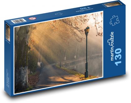 Jeseň v parku - Puzzle 130 dielikov, rozmer 28,7x20 cm 