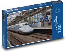 Vlak v Japonsku - Shinkansen Puzzle 130 dielikov - 28,7 x 20 cm 