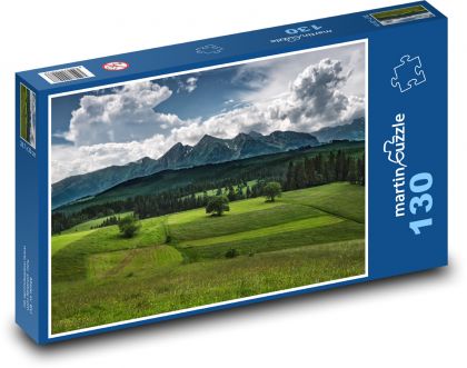 Slovensko - Tatry - Puzzle 130 dílků, rozměr 28,7x20 cm