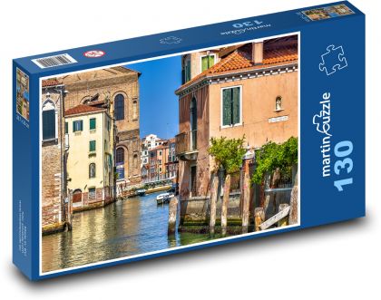 Itálie - Benátky - Puzzle 130 dílků, rozměr 28,7x20 cm