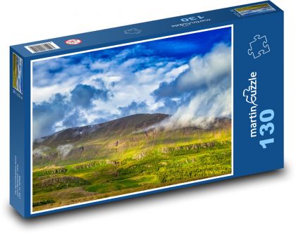 hora, Island - Puzzle 130 dílků, rozměr 28,7x20 cm
