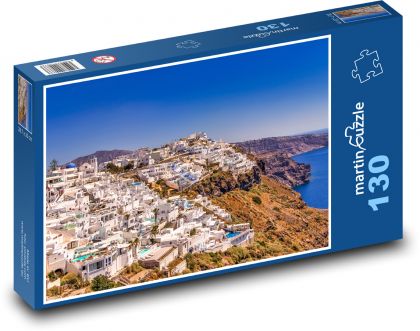 Greece - Santorini - Puzzle 130 pieces, size 28.7x20 cm 