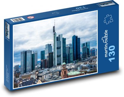 Frankfurt nad Menem - Niemcy - Puzzle 130 elementów, rozmiar 28,7x20 cm