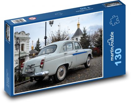 Auto Moskvich - Puzzle 130 dielikov, rozmer 28,7x20 cm 