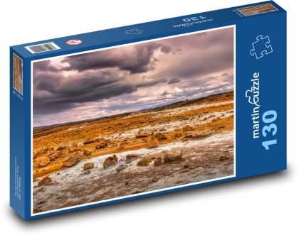 Iceland landscape - Puzzle 130 pieces, size 28.7x20 cm 