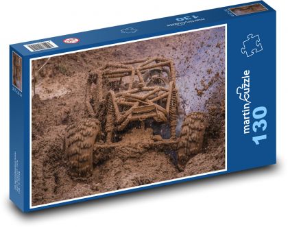 Extreme Off-Road Race - Puzzle 130 pieces, size 28.7x20 cm 