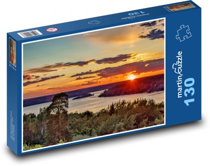Západ slunce - puzzle 130 dílků