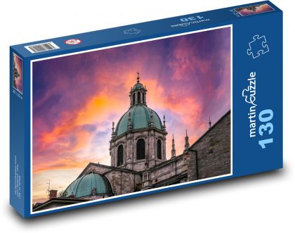 Chrám, střecha - Puzzle 130 dílků, rozměr 28,7x20 cm