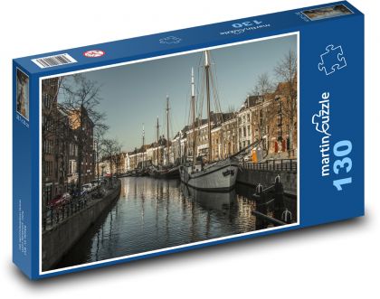 Holandsko - Groningen  - Puzzle 130 dílků, rozměr 28,7x20 cm