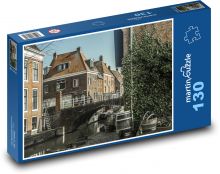 Holandsko - plavebný kanál Puzzle 130 dielikov - 28,7 x 20 cm 