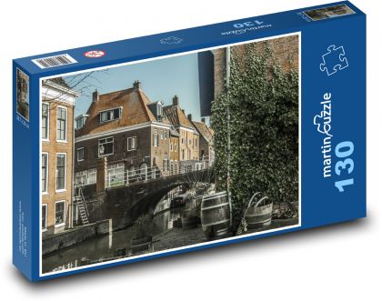 Holandsko - plavebný kanál - Puzzle 130 dielikov, rozmer 28,7x20 cm 