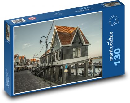Holandsko - Volendam - Puzzle 130 dílků, rozměr 28,7x20 cm