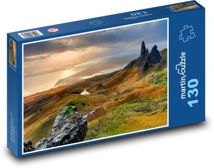 Natur, See, Steine - Puzzle - 130 Teile