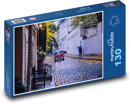 Straße, Barkas, Straße - Puzzle - 130 Teile