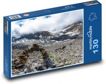 Hory, kamenný oblouk Puzzle 130 dílků - 28,7 x 20 cm