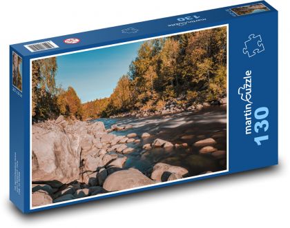Norsko - příroda - Puzzle 130 dílků, rozměr 28,7x20 cm
