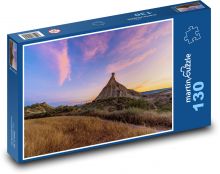 Španělsko – Castildetierra při západu slunce Puzzle 130 dílků - 28,7 x 20 cm