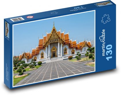 Thajsko - chrám - Puzzle 130 dílků, rozměr 28,7x20 cm