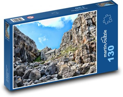 Mountains, hike - Puzzle 130 pieces, size 28.7x20 cm 