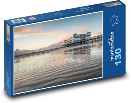 Mólo na pobreží - Puzzle 130 dielikov, rozmer 28,7x20 cm 