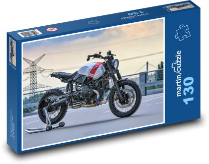 Motocykl - BMW  - Puzzle 130 dílků, rozměr 28,7x20 cm