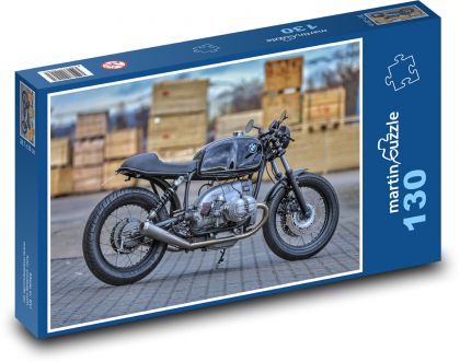 Motocykl - BMW  café racer - Puzzle 130 dílků, rozměr 28,7x20 cm