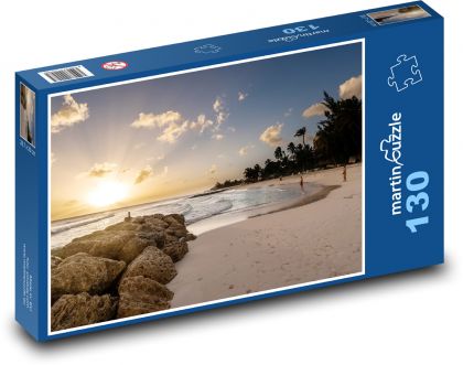 Sonnenuntergang am Strand - Puzzle - 130 Teile