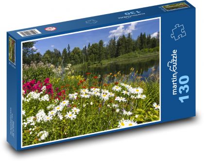 Příroda, květiny - Puzzle 130 dílků, rozměr 28,7x20 cm