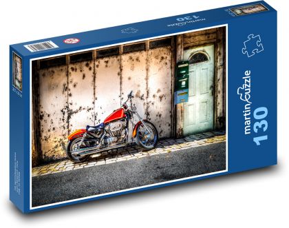 Harley Davidson Sportster - Puzzle 130 dílků, rozměr 28,7x20 cm