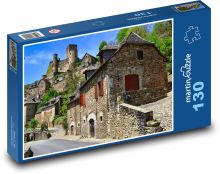Castle, village Puzzle 130 pieces - 28.7 x 20 cm 