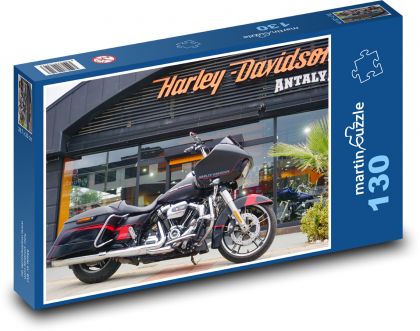 Luxusný motocykel - Puzzle 130 dielikov, rozmer 28,7x20 cm 