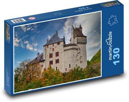 Castle, autumn - Puzzle 130 pieces, size 28.7x20 cm 