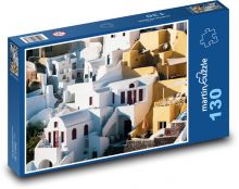 Řecko - Santorini Puzzle 130 dílků - 28,7 x 20 cm