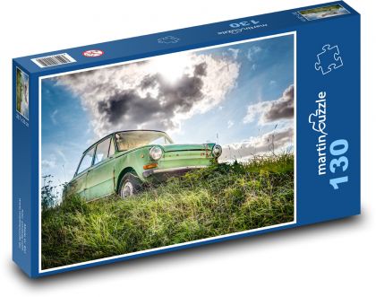 Weteran trawy - Puzzle 130 elementów, rozmiar 28,7x20 cm