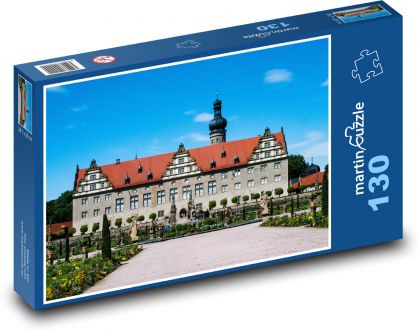 Nemecko - zámok Weikersheim - Puzzle 130 dielikov, rozmer 28,7x20 cm 