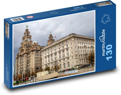 Liverpool - Architektura - Puzzle 130 dílků, rozměr 28,7x20 cm